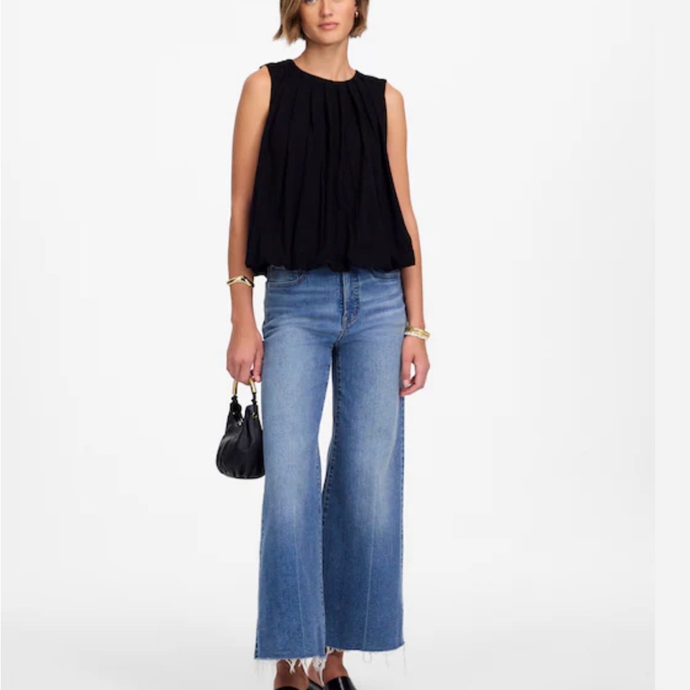 Madewell Bubblehem Sleeveless Crewneck Top/Blouse - Picture 4 of 11